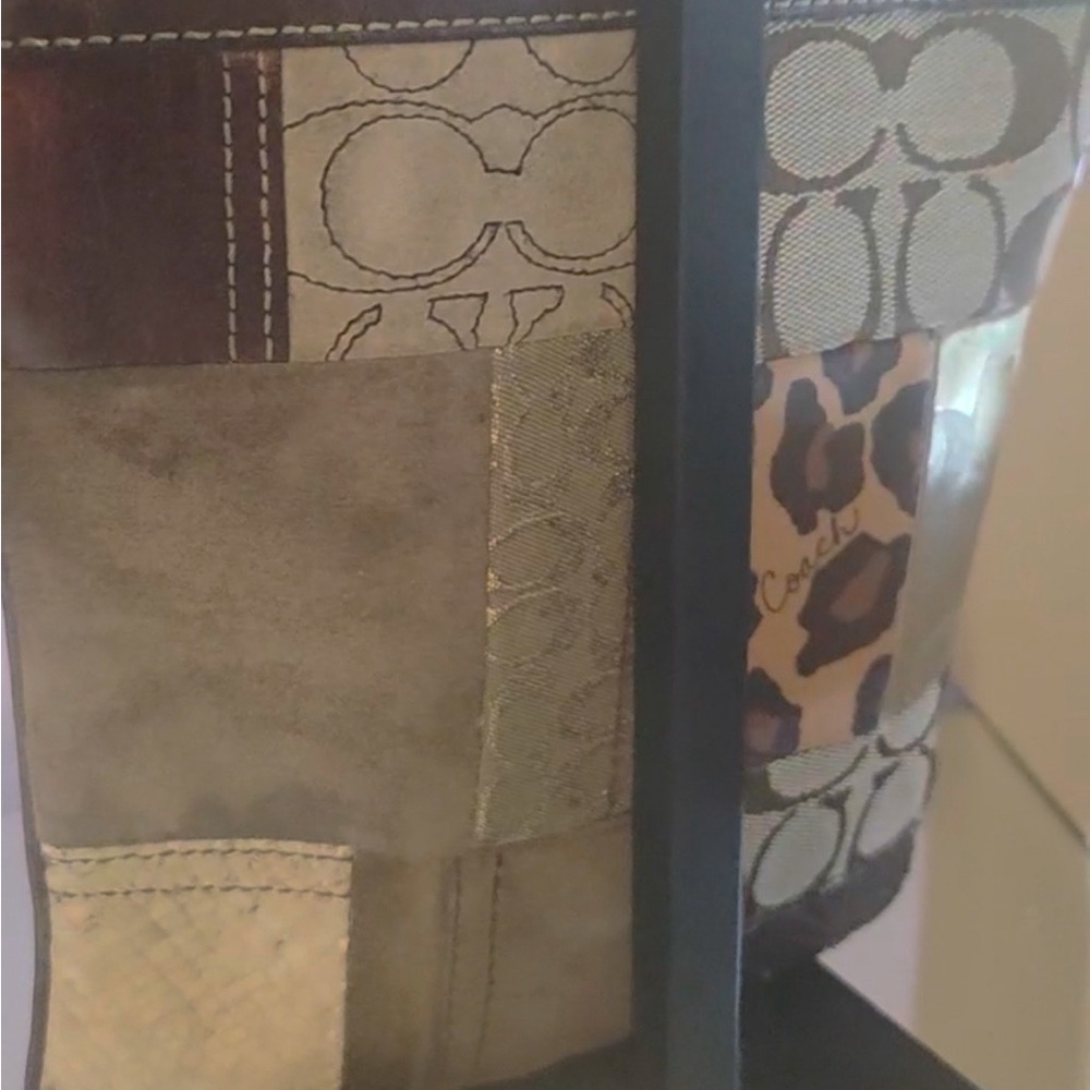 Coach Multicolor Patchwork Crossbody Bag - image 2